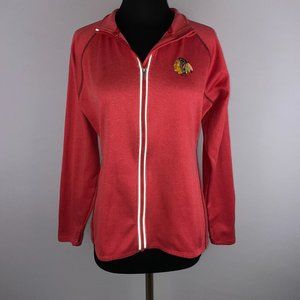 NHL Knights Apparel Chicago Blackhawks Hockey Zip Up Jacket Size M Sports Fan